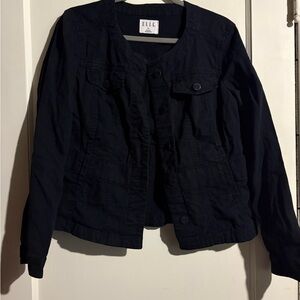 Elle Women's Cropped Black Jacket size M